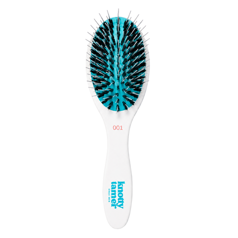 Brush By Knotty Tamer Fine-Med Blue 001