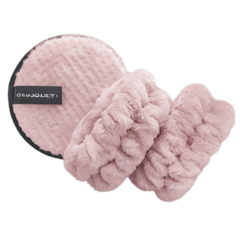 Cleansing Poof and Wrist Fluff Set $12.00 or Gift with Over $50.00 Purchase